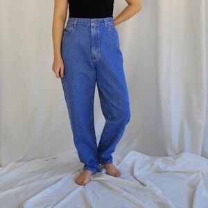 90s Deadstock Riders Bright Blue Jeans